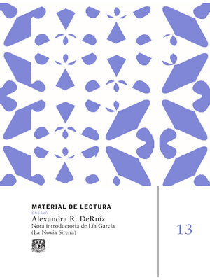 cover image of Alexandra R. DeRuíz